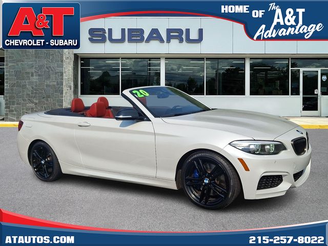 Mineral White Metallic 2020 BMW 2 Series Convertible All-Wheel Drive 8-Speed Automatic