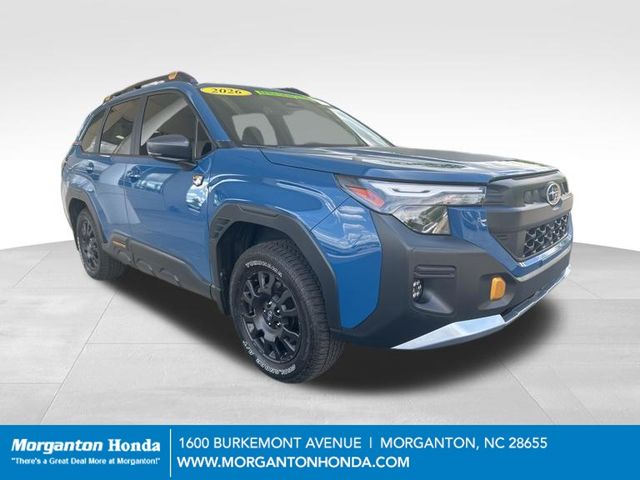 Geyser Blue 2026 Subaru Forester Wilderness Crossover AWD SUV / Crossover All-Wheel Drive Continuously Variable Transmission