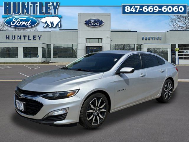 Silver Ice Metallic 2021 Chevrolet Malibu Sedan Front-Wheel Drive Continuously Variable Transmission