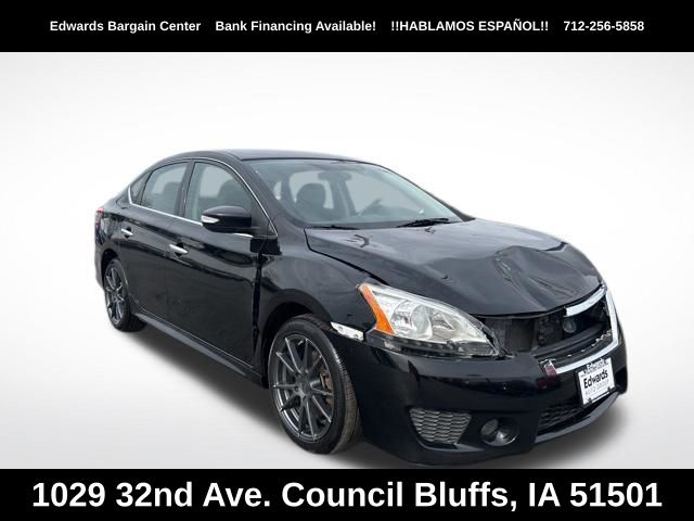 Super Black 2015 Nissan Sentra SR Sedan Front-Wheel Drive Continuously Variable Transmission