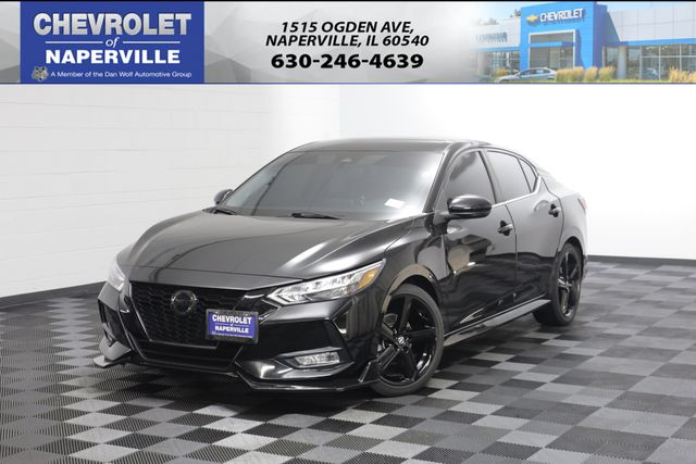 Super Black 2022 Nissan Sentra Sedan Front-Wheel Drive Continuously Variable Transmission