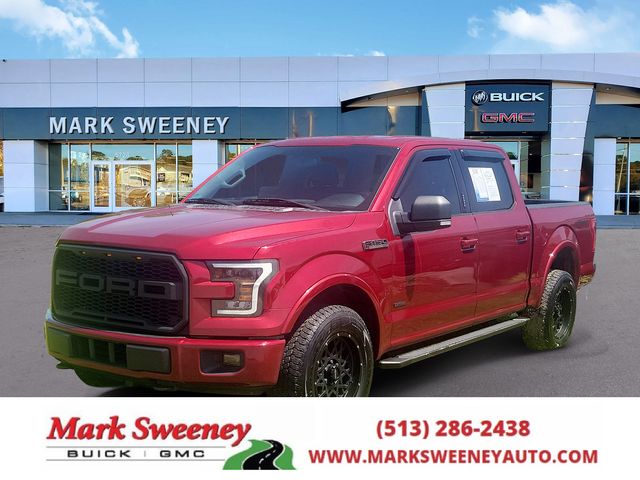 Ruby Red Metallic 2017 Ford F-150 Pickup Truck Four-Wheel Drive 6-Speed Automatic