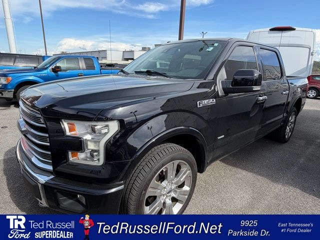Shadow Black 2017 Ford F-150 Limited SuperCrew 4WD Pickup Truck Four-Wheel Drive Automatic