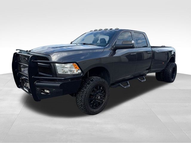 Gray (Granite Crystal Metallic Clearcoat) 2018 RAM 3500 Pickup Truck Four-Wheel Drive 6-Speed Automatic