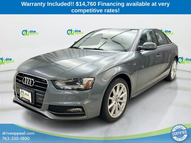Monsoon Gray Metallic 2016 Audi A4 2.0T quattro Premium Plus AWD Sedan All-Wheel Drive 8-Speed Automatic