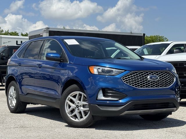 Blue Metallic 2024 Ford Edge SEL AWD SUV / Crossover All-Wheel Drive 8-Speed Automatic