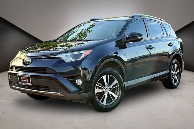 Navy Blue 2018 Toyota RAV4 XLE AWD SUV / Crossover All-Wheel Drive 6-Speed Automatic