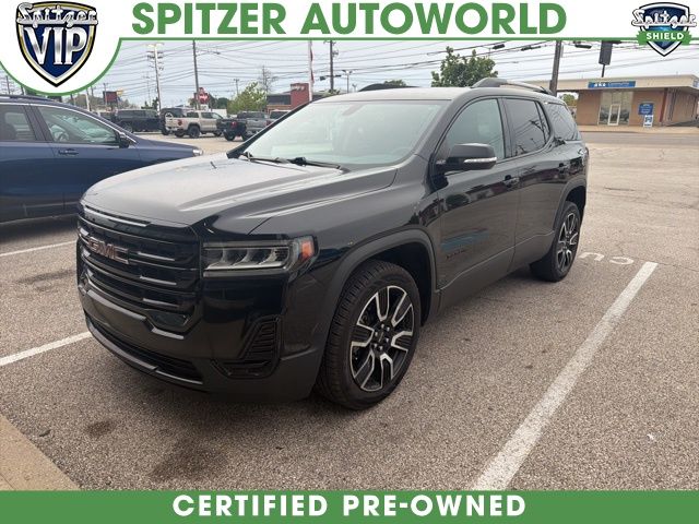 Black (Ebony Twilight Metallic) 2021 GMC Acadia SLE FWD SUV / Crossover Front-Wheel Drive 9-Speed Automatic