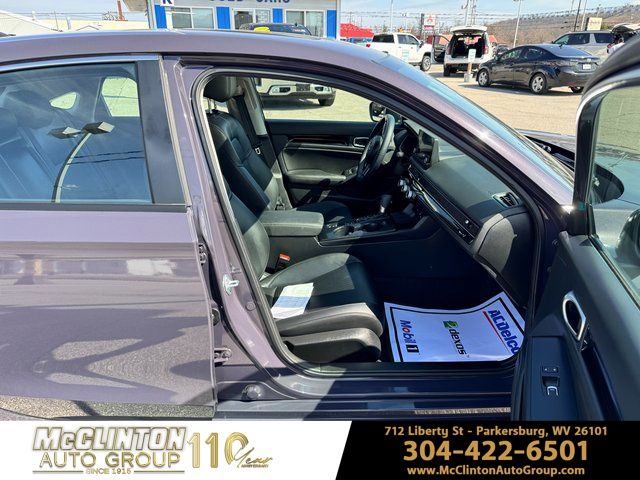 2024 Smokey Mauve Pearl Honda Civic EX-L FWD Hatchback
