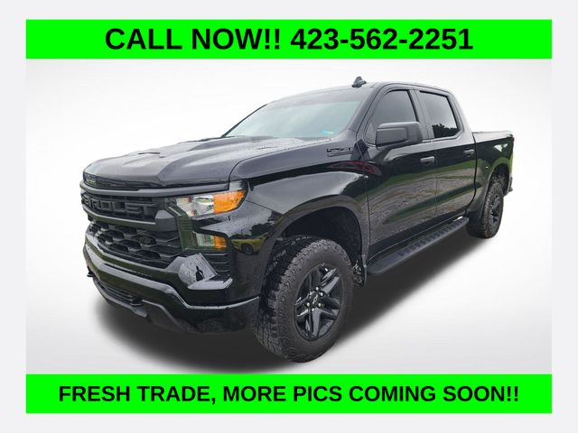 Black 2024 Chevrolet Silverado 1500 Pickup Truck Four-Wheel Drive Automatic