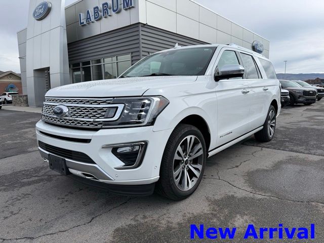 White 2021 Ford Expedition MAX Platinum 4WD SUV / Crossover Four-Wheel Drive Automatic