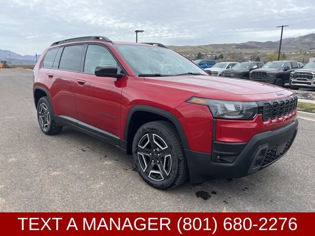 Red Hot Pearlcoat 2026 Jeep Cherokee SUV / Crossover Four-Wheel Drive Continuously Variable Transmission