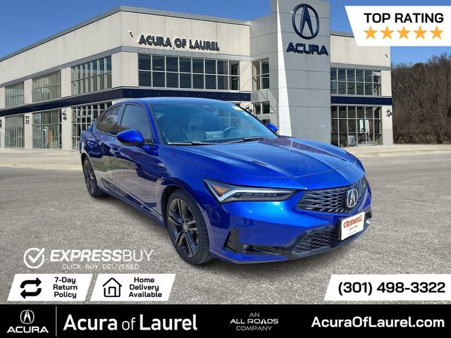 Apex Blue Pearl 2023 Acura Integra FWD with A-SPEC Package Sedan Front-Wheel Drive Continuously Variable Transmission