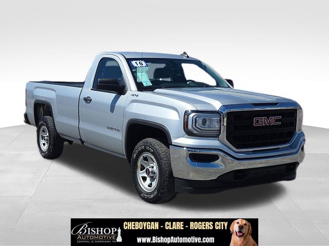 Quicksilver Metallic 2016 GMC Sierra 1500 Base 4WD Pickup Truck Four-Wheel Drive 6-Speed Automatic Overdrive