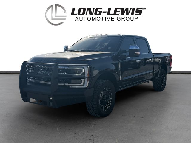 Agate Black Metallic 2024 Ford F-250 Super Duty Platinum Crew Cab 4WD Pickup Truck Four-Wheel Drive Automatic