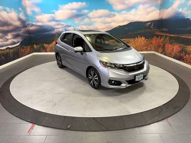 Silver 2018 Honda Fit Hatchback Front-Wheel Drive Continuously Variable Transmission