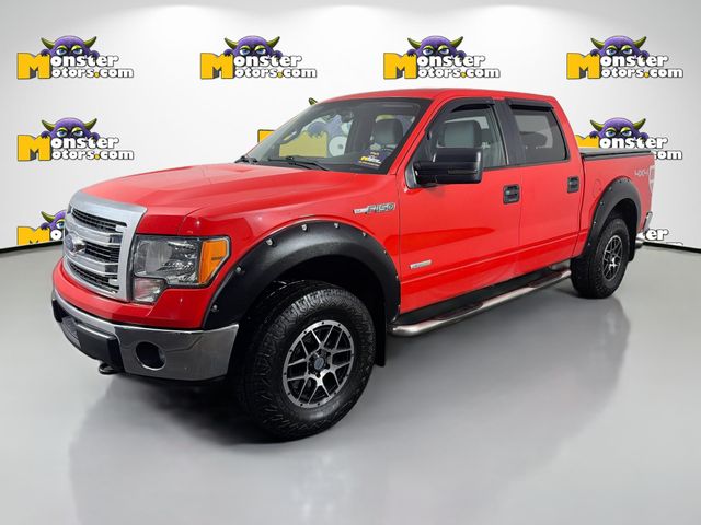 Race Red 2014 Ford F-150 XLT SuperCrew 4WD Pickup Truck Four-Wheel Drive 6-Speed Automatic