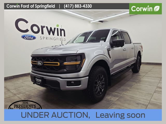 Iconic Silver Metallic 2025 Ford F-150 Pickup Truck Four-Wheel Drive Automatic