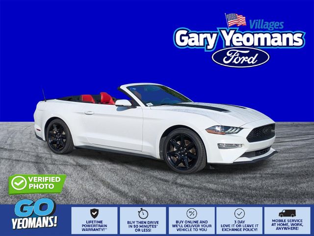 Oxford White 2020 Ford Mustang Convertible Rear-Wheel Drive Automatic