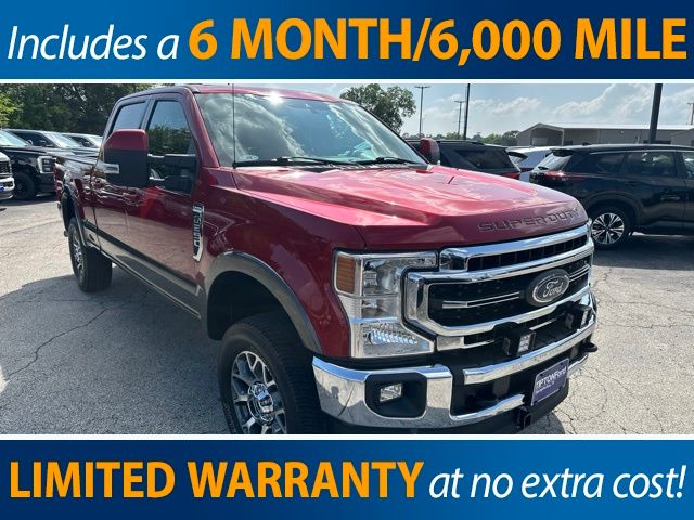 Rapid Red Metallic Tinted Clearcoat 2020 Ford F-250 Super Duty Pickup Truck Four-Wheel Drive Automatic