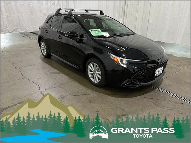 Midnight Black Metallic 2026 Toyota Corolla Hatchback Hatchback Front-Wheel Drive Continuously Variable Transmission