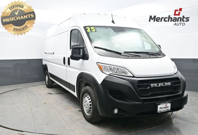 Bright White Clearcoat 2025 RAM ProMaster 2500 Tradesman 159 High Roof Cargo Van FWD Van Front-Wheel Drive 9-Speed Automatic