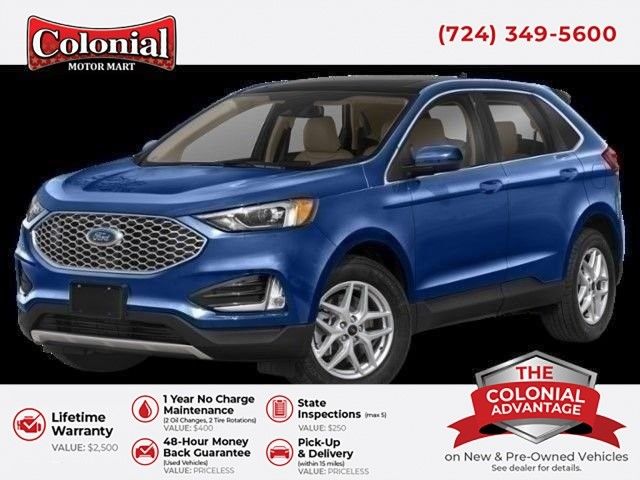 Blue Metallic 2023 Ford Edge SUV / Crossover All-Wheel Drive 8-Speed Automatic