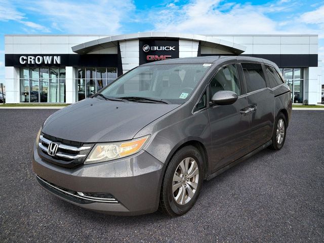 Gray 2015 Honda Odyssey Minivan Front-Wheel Drive 6-Speed Automatic