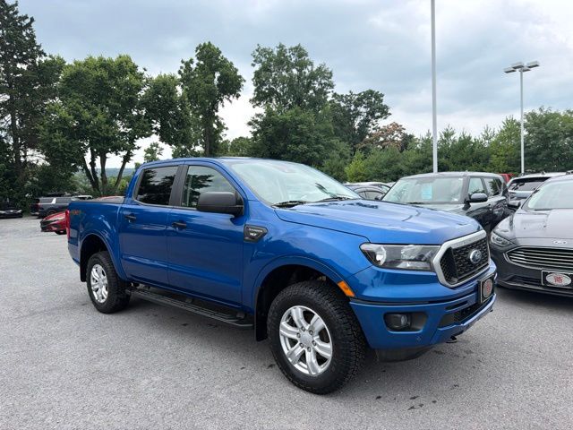 Lightning Blue Metallic 2019 Ford Ranger Pickup Truck Four-Wheel Drive Automatic