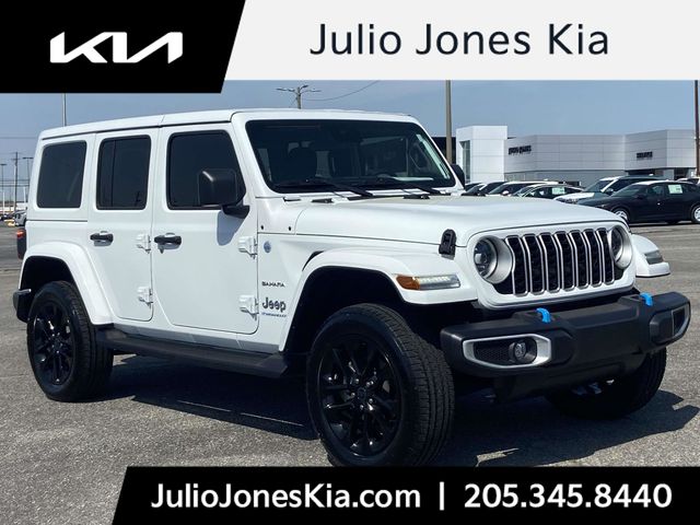 Bright White Clearcoat 2024 Jeep Wrangler 4xe Sahara 4WD SUV / Crossover Four-Wheel Drive 8-Speed Automatic