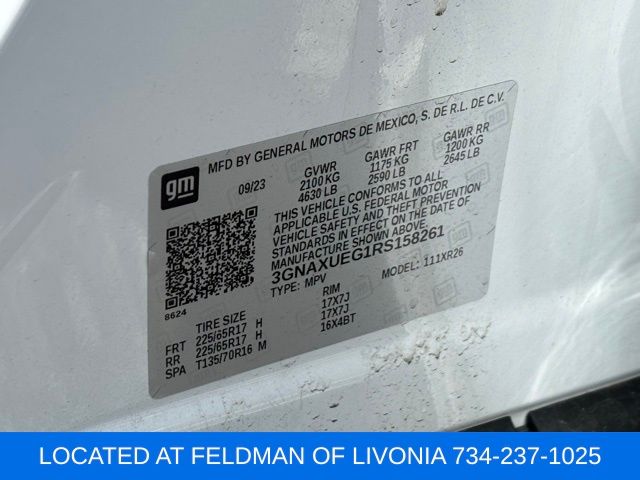 Used 2024 Chevrolet Equinox For Sale in New Hudson, MI
