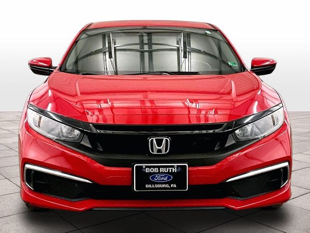 2020 Honda Civic LX Red at Subaru and VW of Moon Township