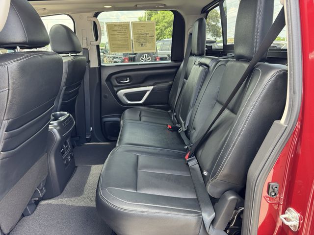 2020 Nissan Titan SL Red at Texan Dodge Chrysler Jeep Ram