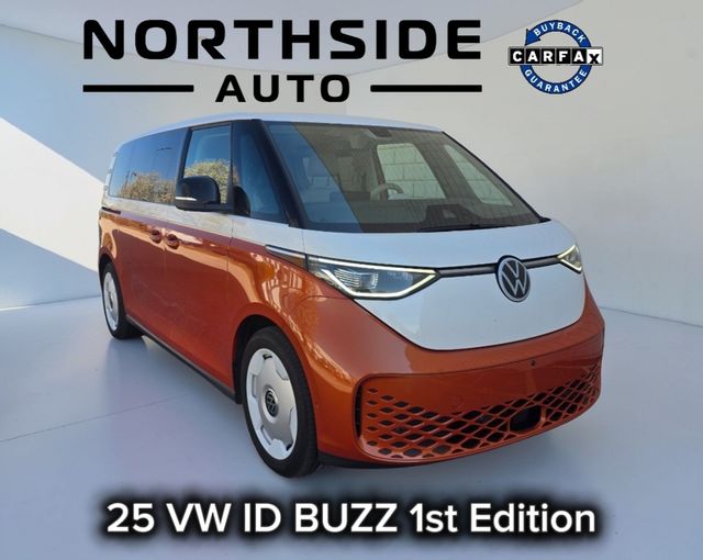 Energetic Orange 2025 Volkswagen ID.Buzz 1st Edition 4Motion Minivan All-Wheel Drive Automatic