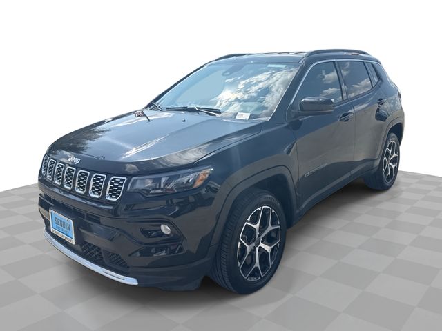 Diamond Black Crystal Pearlcoat 2025 Jeep Compass SUV / Crossover Four-Wheel Drive 8-Speed Automatic