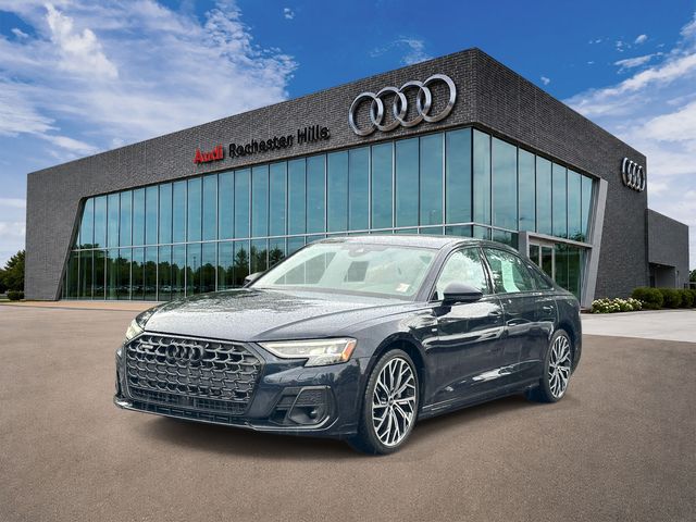 Firmament Blue Metallic 2023 Audi A8 Sedan All-Wheel Drive 8-Speed Automatic