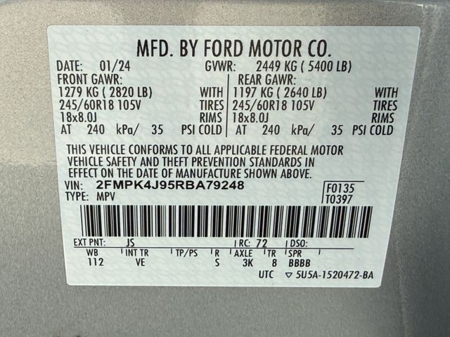 2024 Ford Edge SEL Silver at Shottenkirk Kia Fort Bend