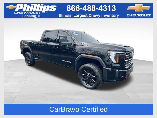 Onyx Black 2024 GMC Sierra 2500HD Pickup Truck Four-Wheel Drive Automatic