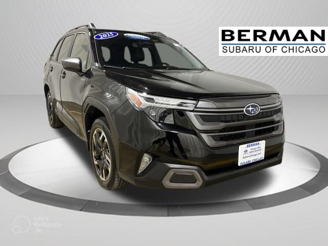 Crystal Black Silica 2025 Subaru Forester Hybrid SUV / Crossover All-Wheel Drive Continuously Variable Transmission