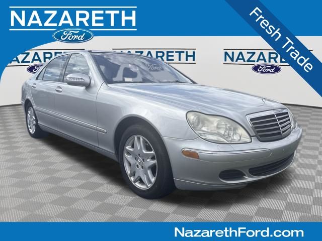Silver 2003 Mercedes-Benz S-Class S 500 Sedan Rear-Wheel Drive 5-Speed Automatic Overdrive