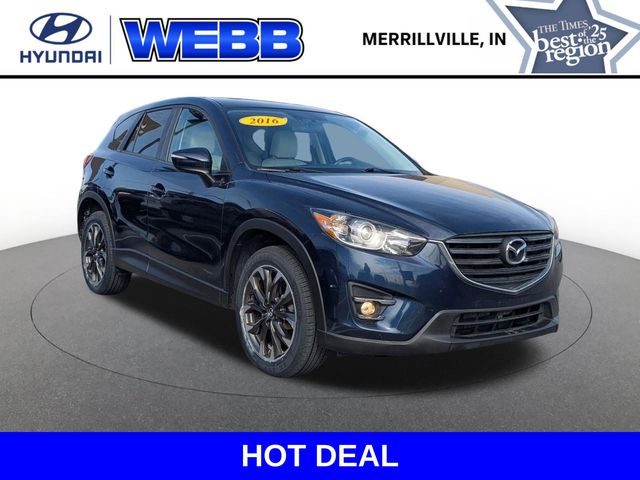 Deep Crystal Blue Mica 2016 Mazda CX-5 Grand Touring AWD SUV / Crossover All-Wheel Drive 6-Speed Automatic