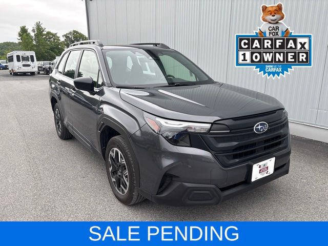 Magnetite Gray Metallic 2025 Subaru Forester SUV / Crossover All-Wheel Drive Continuously Variable Transmission