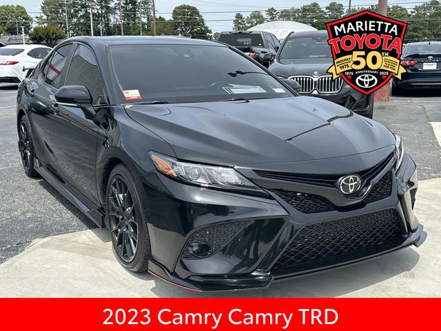 Midnight Black Metallic 2023 Toyota Camry TRD FWD Sedan Front-Wheel Drive 8-Speed Automatic