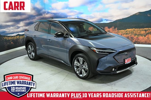 Harbor Mist Gray Pearl 2-Tone 2023 Subaru Solterra Touring AWD SUV / Crossover All-Wheel Drive 1-Speed Automatic