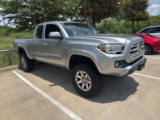 Silver Sky Metallic 2018 Toyota Tacoma SR5 V6 Access Cab RWD Pickup Truck 4X2 6-Speed Automatic