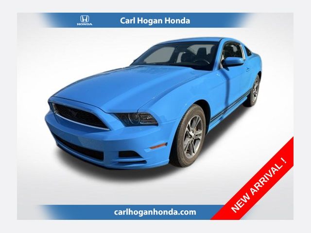 Grabber Blue 2014 Ford Mustang V6 Premium Coupe RWD Coupe Rear-Wheel Drive 6-Speed Automatic