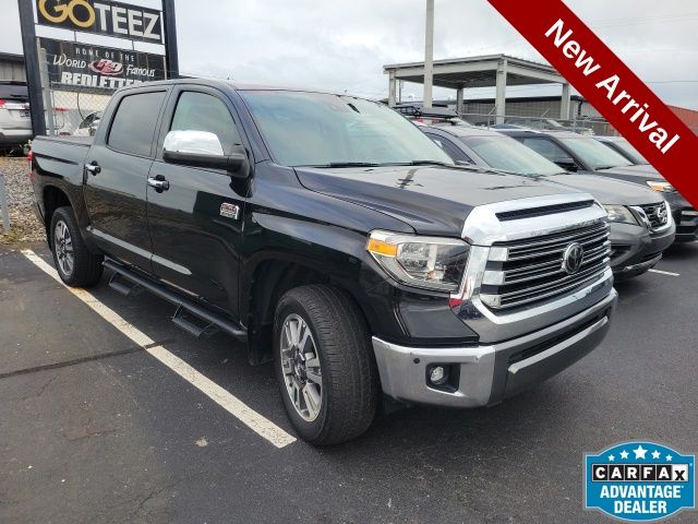 Midnight Black Metallic 2021 Toyota Tundra Pickup Truck Four-Wheel Drive 6-Speed Automatic