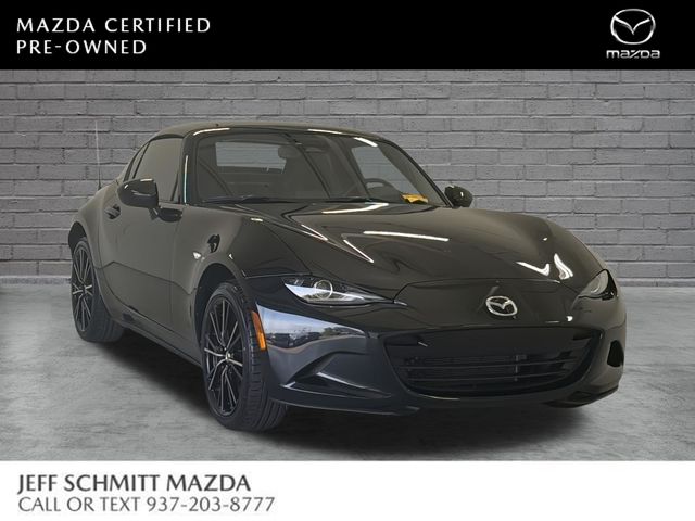 Jet Black Mica 2025 Mazda MX-5 Miata Convertible Rear-Wheel Drive 6-Speed Manual