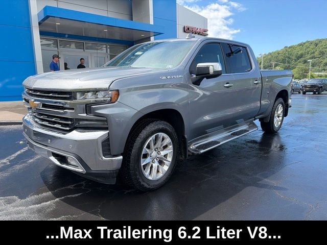 Gray (Steel Metallic) 2019 Chevrolet Silverado 1500 Pickup Truck Four-Wheel Drive Automatic