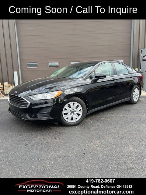 Black Metallic 2020 Ford Fusion Sedan Front-Wheel Drive 6-Speed Automatic